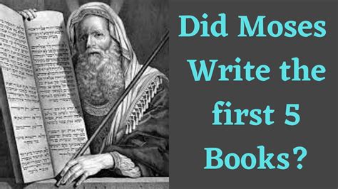 who wrote the first 5 books of the bible? A fascinating question that has puzzled scholars and believers alike for centuries.